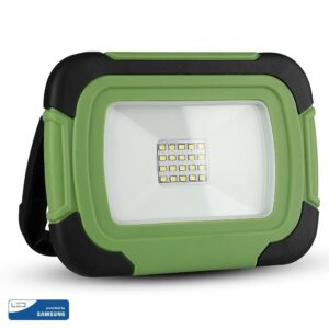 LED Προβολέας Φορητός με Micro USB & Επαναφορτιζόμενος 10W V-TAC PRO Samsung Chip 100° 700lm IP44 Ψυχρό Λευκό 6400K – 503
