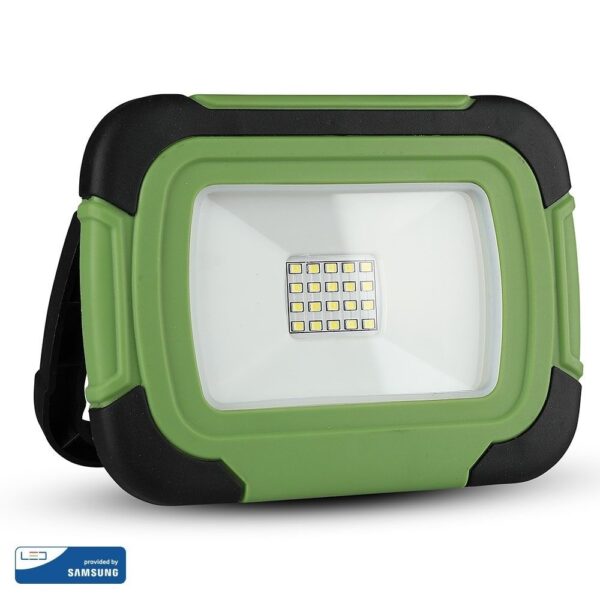 LED Προβολέας Φορητός με Micro USB & Επαναφορτιζόμενος 10W V-TAC PRO Samsung Chip 100° 700lm IP44 Ψυχρό Λευκό 6400K – 503