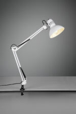 Φωτιστικό με Σφιγκτήρα Trio Lighting   E27 Λευκό Μεταλλικό    5029010-01