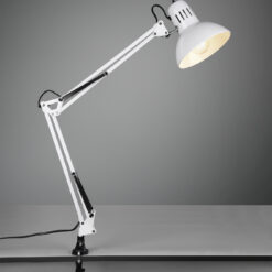 Φωτιστικό με Σφιγκτήρα Trio Lighting E27 Λευκό Μεταλλικό 5029010-01