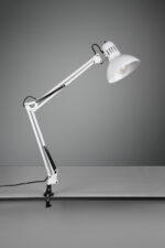 Φωτιστικό με Σφιγκτήρα Trio Lighting   E27 Λευκό Μεταλλικό    5029010-01