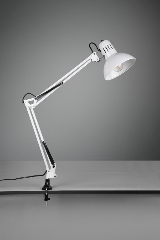 Φωτιστικό με Σφιγκτήρα Trio Lighting   E27 Λευκό Μεταλλικό    5029010-01