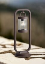 Κολωνάκι Trio Lighting   E27 Σκουριά Αλουμίνιο   IP44 504160124