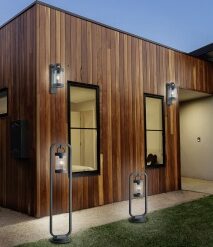 Κολωνάκι Trio Lighting   E27 Ανθρακί Αλουμίνιο   IP44 504160142
