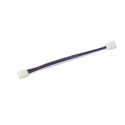 ΕΝΔΙΑΜΕΣΟΣ ΣΥΝΔΕΣΜΟΣ ΜΕ ΚΑΛΩΔΙΟ ΓΙΑ 12mm RGB 5050 LED ΛΩΡΙΔΑ ACA – 5050RGBWMIDCABLEN
