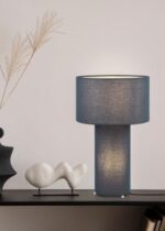 Επιτραπέζιο Φωτιστικό Trio Lighting 2xE27 Μπλε Χρώματος – 505200112