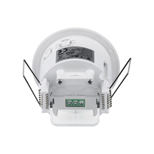 LED ανιχνευτής κίνησης οροφής, λευκός, 360° κάλυψη, ενεργειακή απόδοση A++, ιδανικός για εσωτερικούς χώρους.