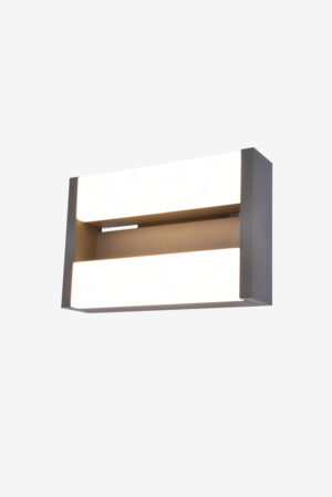 Lutec Conroy Φωτιστικό Τοίχου Βεράντας Σκούρο Γκρι Χρώματος Περιστρεφόμενο LED Dimmable 1200lm 3000K IP54 – 5107001118