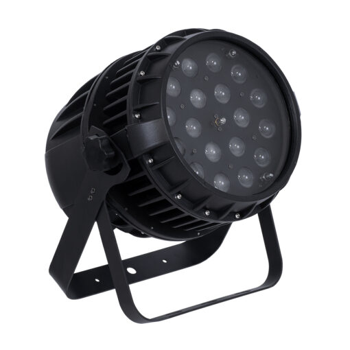 GloboStar® 51114 MINOTAUR Επαγγελματική Κεφαλή PAR DMX512 216W AC 220V-240V 4in1 BEAM – WASH – SPOT – ZOOM 8° – 60° OSRAM LED Αδιάβροχη IP65 RGBW – Μαύρο – L24.8 x W28 x H37cm