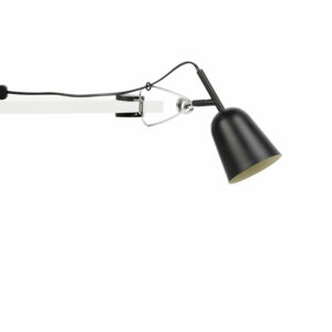 STUDIO BLACK AND CREAM CLIP LAMP                  FARO – 51133