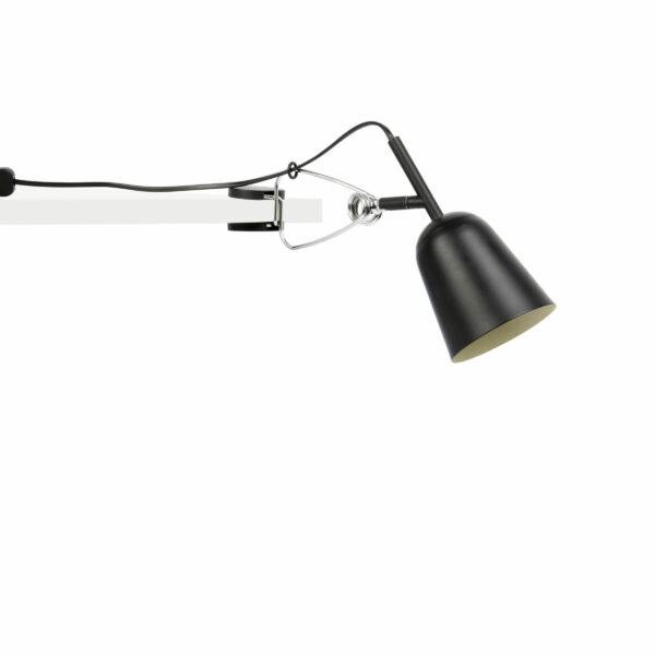 STUDIO BLACK AND CREAM CLIP LAMP                  FARO – 51133