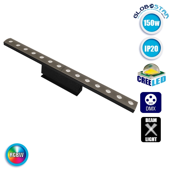 Επαγγελματική Μπάρα LED WASH RGBW & 14x10W CREE LED Θερμό Λευκό 3000k 230V 8° DMX512 GloboStar 51135