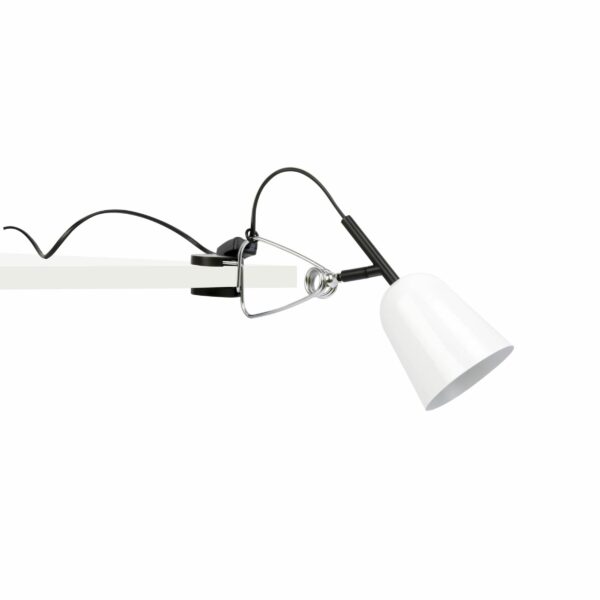 STUDIO WHITE CLIP LAMP                            FARO – 51135