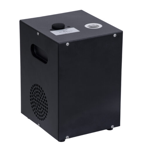 GloboStar® 51148 SIRENS Επαγγελματική Επιδαπέδια Μηχανή Cold Sparkle Machine – Fountain Εφέ με Άκαυστες Σπίθες 600W AC 220V-240V DMX512 Display on Body – Μαύρο – L18 x W16.5 x H24cm