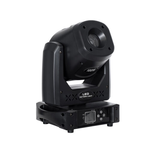 GloboStar® HERACLES 51156 Επαγγελματική Κινούμενη Ρομποτική Κεφαλή PATTERN Light CREE LED 100W AC 220V-240V IP20 RGBW DMX512 – Μ25.5 x Π20 x Υ35cm – 2 Χρόνια Εγγύηση