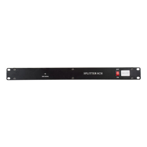 GloboStar® SPLITTER 51178 Διακλαδωτής & Ενισχυτής Σήματος DMX 8 Καναλιών – Rack Mount – AC 220-240V IP20 – Μ48 x Π17 x Υ4.5cm – 2 Χρόνια Εγγύηση