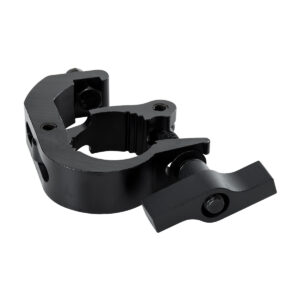 GloboStar® CLAMPS 51181 Επαγγελματικός Γάντζος Hook Αλουμινίου Ύψηλης Αντοχής για Κρέμαση, Στήριξη & Τοποθέτηση Προϊόντων Stage σε Τράσες – Μ17 x Π12 x Υ3cm – Μαύρο