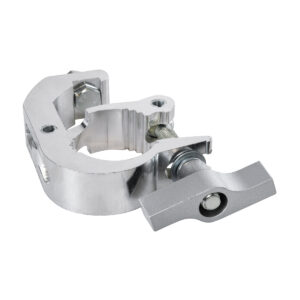 GloboStar® CLAMPS 51185 Επαγγελματικός Γάντζος Hook Αλουμινίου Ύψηλης Αντοχής για Κρέμαση, Στήριξη & Τοποθέτηση Προϊόντων Stage σε Τράσες – Μ17 x Π12 x Υ3cm – Χρώμιο