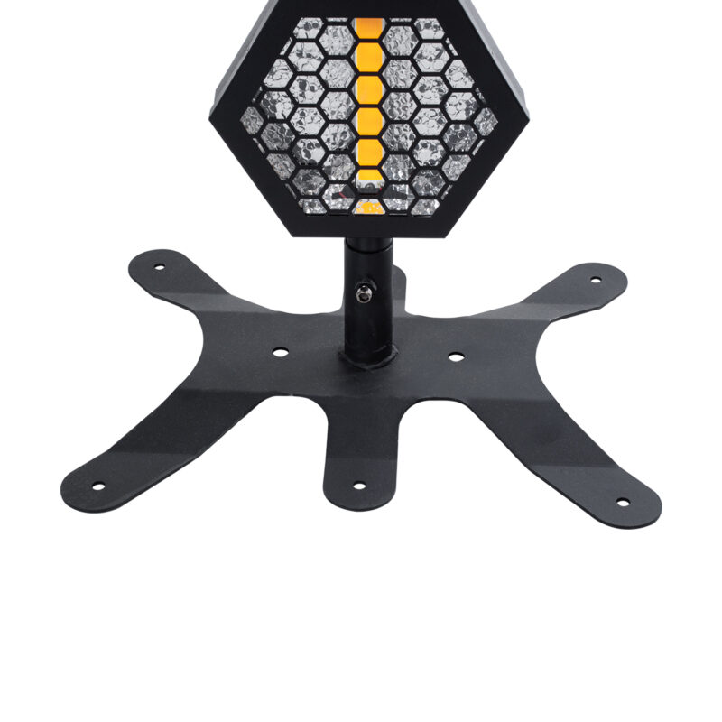 GloboStar® 51194 LINE COLUMN HEXA Επαγγελματικό Φωτιστικό Ειδικών Εφέ DIGITAL MATRIX PIXEL & Blinder – 6 x 100W LED COB Chips Ultra Gold Warm White 2200K & 144 x 0.5W LED SMD5050 Chips RGB – AC 220V-240V DMX512 Display on Body – Μαύρο – Μ40 x Π32 x Υ146.5cm