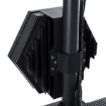 GloboStar® 51194 LINE COLUMN HEXA Επαγγελματικό Φωτιστικό Ειδικών Εφέ DIGITAL MATRIX PIXEL & Blinder – 6 x 100W LED COB Chips Ultra Gold Warm White 2200K & 144 x 0.5W LED SMD5050 Chips RGB – AC 220V-240V DMX512 Display on Body – Μαύρο – Μ40 x Π32 x Υ146.5cm