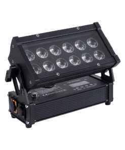 GloboStar® 51198 CYRUS Επαγγελματική Κεφαλή PAR DMX512 180W AC 220V-240V 6in1 – SPOT 25° OSRAM LED Αδιάβροχη IP65 RGBW+UV – Μαύρο – Μ30 x Π14 x Υ19cm – 2 Χρόνια Εγγύηση