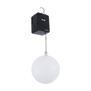 GloboStar® 51202 LIFT BALL Επαγγελματικό Φωτιστικό Ειδικών Εφέ Φ30cm KINETIC BALL Light CREE LED 4in1 15W – 15 x 1W LED SMD Chips RGBW – Μέγιστο Μήκος Ανύψωσης 3.5 Μέτρα – AC 220V-240V DMX512 Display on Body – Μαύρο – Μ17 x Π13 x Υ26cm – 2 Χρόνια Εγγύση