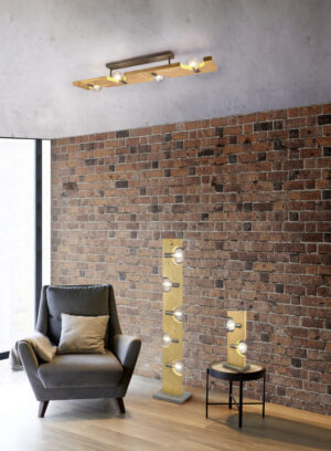 Επιτραπέζιο Φωτιστικό Trio Lighting TAILOR  2x E27 Φυσικό Ξύλο   – 514300230