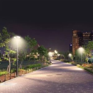 Φωτιστικό για κολώνα Κήπου LED 10W 4000K Μαύρου Χρώματος με Αισθητήρα RF και Χειριστήριο IP65 V-TAC – 5152