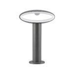 LED Επιδαπέδιο Φωτιστικό 9W V-TAC 30cm Αδιάβροχο IP54 Γκρι Αλουμίνιο Θερμό 3000K – 5154
