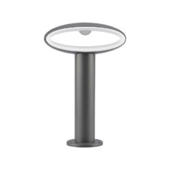 LED Επιδαπέδιο Φωτιστικό 9W V-TAC 30cm Αδιάβροχο IP54 Γκρι Αλουμίνιο Θερμό 3000K – 5154