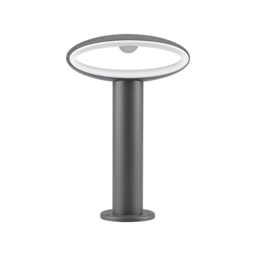LED Επιδαπέδιο Φωτιστικό 9W V-TAC 30cm Αδιάβροχο IP54 Γκρι Αλουμίνιο Θερμό 3000K – 5154