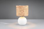 Πορτατιφ με Ψάθινο Αμπαζουρ Φ18 VINA 1xE27 Trio Lighting – 518900101