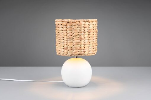 Πορτατιφ με Ψάθινο Αμπαζουρ Φ18 VINA 1xE27 Trio Lighting – 518900101