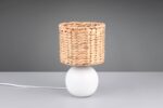 Πορτατιφ με Ψάθινο Αμπαζουρ Φ18 VINA 1xE27 Trio Lighting – 518900101