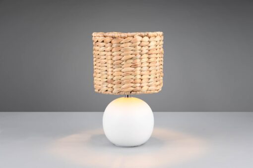 Πορτατιφ με Ψάθινο Αμπαζουρ Φ18 VINA 1xE27 Trio Lighting – 518900101