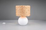 Πορτατιφ με Ψάθινο Αμπαζουρ Φ28 VINA 1xE27 Trio Lighting – 518990101