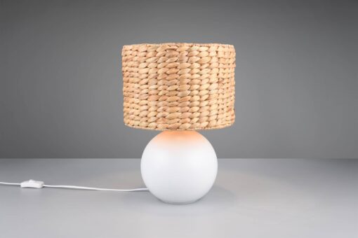 Πορτατιφ με Ψάθινο Αμπαζουρ Φ28 VINA 1xE27 Trio Lighting – 518990101