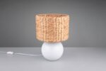 Πορτατιφ με Ψάθινο Αμπαζουρ Φ28 VINA 1xE27 Trio Lighting – 518990101
