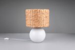 Πορτατιφ με Ψάθινο Αμπαζουρ Φ28 VINA 1xE27 Trio Lighting – 518990101