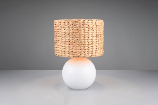Πορτατιφ με Ψάθινο Αμπαζουρ Φ28 VINA 1xE27 Trio Lighting – 518990101