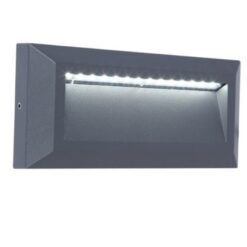 Lutec Helena Frame  Εξωτερικού Χώρου Led Φωτιστικό Τοίχου  Σκούρο Γκρι LED   400 lm IP54 4000K – 5191602118