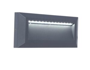 Lutec Helena Frame  Εξωτερικού Χώρου Led Φωτιστικό Τοίχου  Σκούρο Γκρι LED   400 lm IP54 4000K – 5191602118