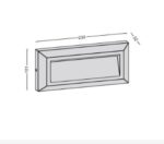 Lutec Helena Frame  Εξωτερικού Χώρου Led Φωτιστικό Τοίχου  Σκούρο Γκρι LED   400 lm IP54 4000K – 5191602118