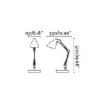 GRU WHITE READING LAMP 1 X E27 11W                FARO – 51916