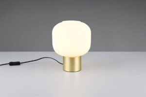 Πορτατιφ Ματ Ορείχαλκος & Οπαλ Γυαλί DIVA 1xE27 Trio Lighting – 519800108