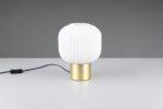 Πορτατιφ Ματ Ορείχαλκος & Οπαλ Γυαλί DIVA 1xE27 Trio Lighting – 519800108