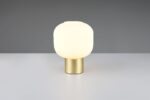 Πορτατιφ Ματ Ορείχαλκος & Οπαλ Γυαλί DIVA 1xE27 Trio Lighting – 519800108