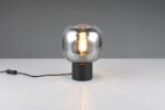Πορτατιφ Μαύρο Ματ &  Γυαλί DIVA 1xE27 Trio Lighting – 519800132