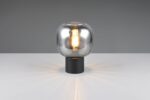Πορτατιφ Μαύρο Ματ &  Γυαλί DIVA 1xE27 Trio Lighting – 519800132