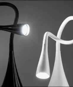 Faro Barcelona Lena Φωτιστικό Γραφείου LED με Εύκαμπτο Βραχίονα σε Λευκό Χρώμα  3W 4000K  – 52057